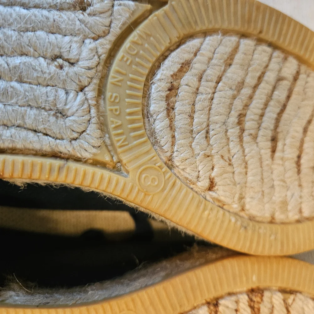 Yves Saint Laurent Navy Laced Canvas Espadrilles